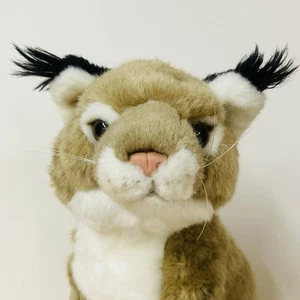 Realistic Lynx Cub Plush Stuffed Animal Wild Cat Soft Gift 10” Cabin Critters - Picture 1 of 15
