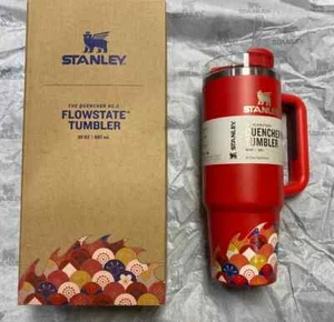 Stanley Lunar New Year Limited Edition 30 oz Tumbler Red Year Of The Dragon NEW - Picture 1 of 3