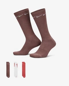 Nike Everyday Plus Cushioned CREW Socks Size XL 12-15 MEN 3-Pair DH3822-909 - Picture 1 of 4
