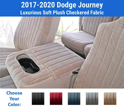 Плюшевые чехлы на сиденья Regal для Dodge Journey 2017–2020 годов выпуска - Изображение 1 из 4