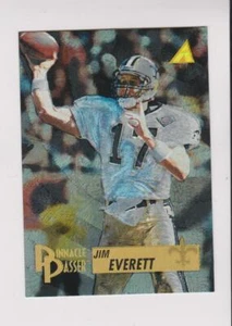 1995 Pinnacle Trophy Collection #206 Jim Everett card, New Orleans Saints - Picture 1 of 1