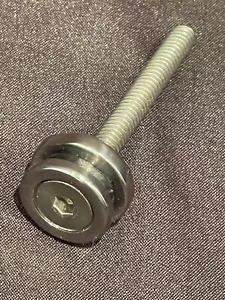 Dowco Lok Bimini Top Deck Puck Button w/ Long Bolt Tracker Tahoe Stainless Steel - Picture 1 of 3