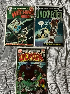 DC BRONZE AGE HORROR COMIC LOT 3 BOOKS - Picture 1 of 7