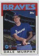 1986 Topps Wax Box Bottom Dale Murphy #M