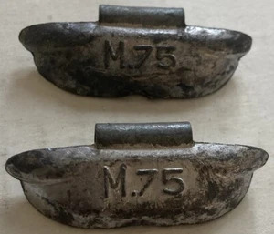 2 X NOS Micro Winged Wheel Weights Hard to find .75 oz. Camaro Corvette Chevelle - Picture 1 of 5