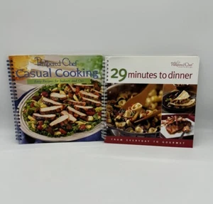 PAMPERED CHEF Cookbooks 29 Minutes to Dinner & Casual Cooking Easy Recipes Grill - Imagen 1 de 12