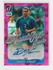 2024-25 Donruss Fútbol El Hermoso Juego Automático #BG-GBE Giuseppe Bergomi Rosa Hielo - Imagen 1 de 3