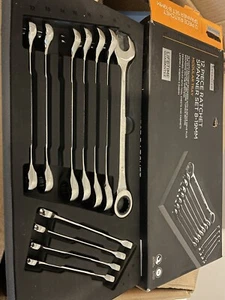 Halfords 12 Piece Ratchet Spanner Set Modular Tray Brand New Missing 14mm - Picture 1 of 1
