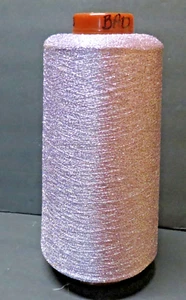 Lurex Mauve Metallic Yarn Bouclargent 2580 Parme 23 423grs Including Cone France - Picture 1 of 3