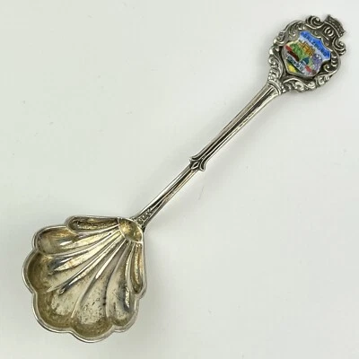 Vintage Solid “800” Silver Salzburg Souvenir Spoon Shell Bowl 11.3cm - Image 1 of 4