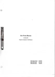 JULIANNE MOORE - DENNIS QUAID - Orig Screenplay/Script FAR FROM HEAVEN 2002 - Imagen 1 de 3