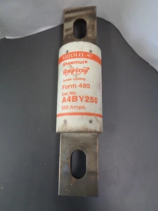 Nice Gould Shawmut A4BY250 250 Amp Fuse 600 Volts KRP CL 250 - Picture 1 of 3