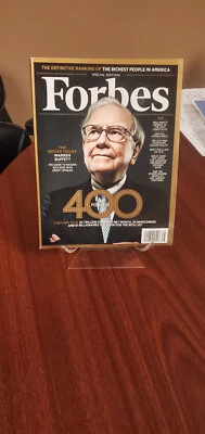 FORBES 400 MAGAZINE,RARE MULTI-COVER SPECIAL EDITION WARREN BUFFETT OCTOBER 2013 - Image 1 of 4
