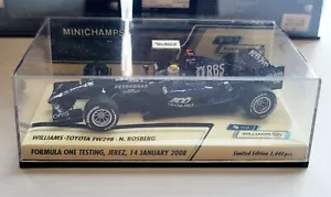 Minichamps 1:43 2008 Williams Toyoya F1 FW29B- Nico Rosberg Jerez 14 January - Picture 1 of 3