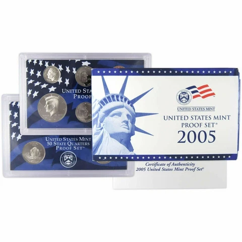2005 Proof Set ** Great Birthday Gift for the Son/Daughter/Friend born this year Cover