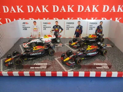 Die cast 1/43 Set F1 Red Bull RB16b RB18 RB19 by burago - Immagine 1 di 4