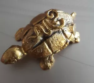 1 pieza Feng Shui Latón Tortuga Artesanía Buena Salud Longevidad Suerte - Imagen 1 de 4
