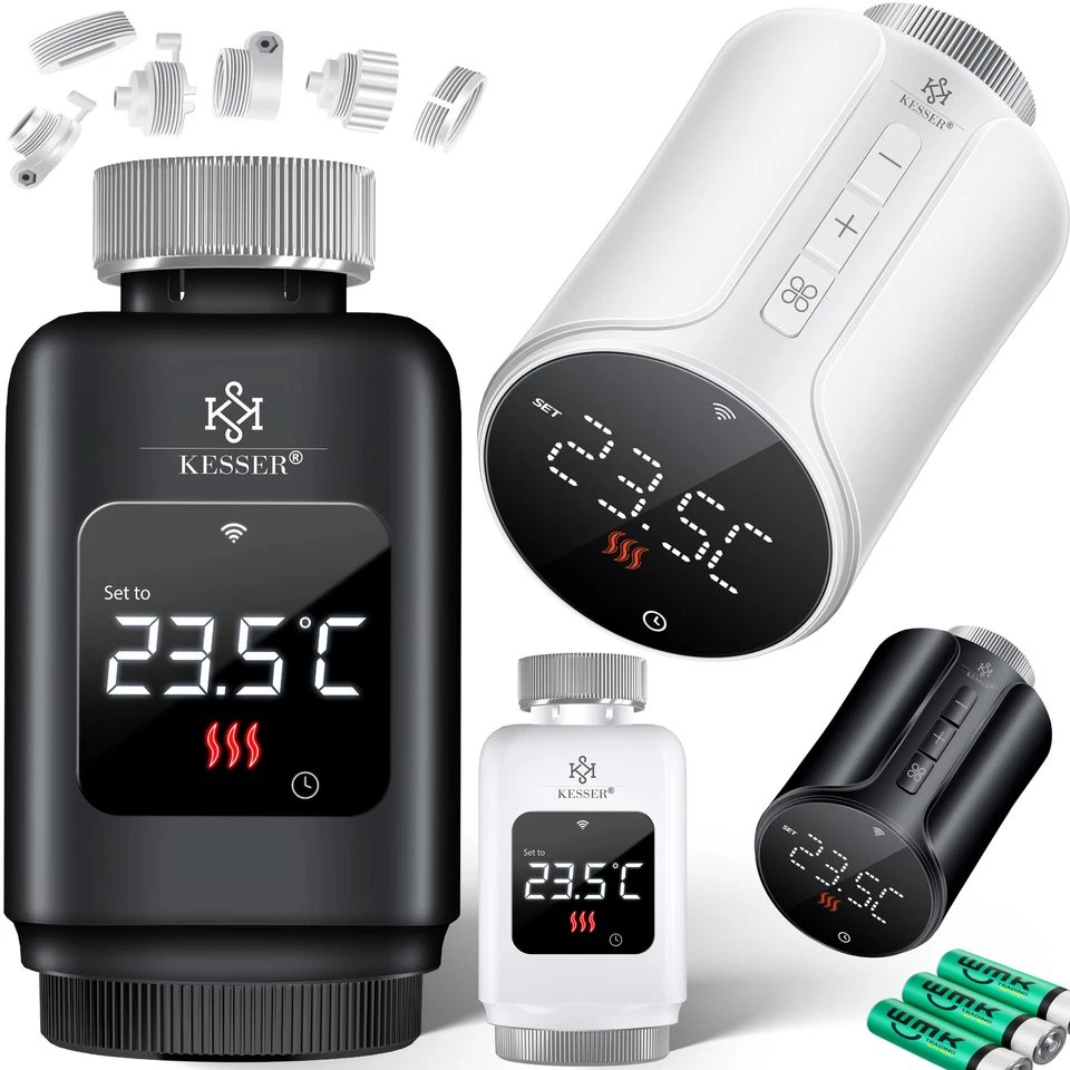 KESSER® Heizkörperthermostat Heizungs Thermostat Smart Heizkörper Steuerung App - Bild 1 von 1