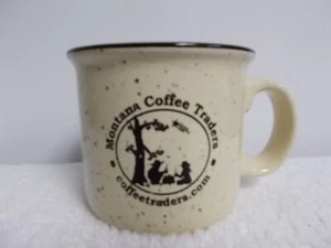 Taza de cerámica moteada marfil de Montana Coffee Traders - Imagen 1 de 6