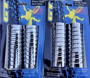 Nos GT BMX Freestyle Pegs Flatland Pegs Steely Dan Axle Pegs - Picture 1 of 1
