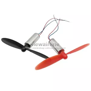 2 paia motore coreless DC3.7V 45000RPM 7x16mm con elica 55mm per aereo radiocomandato - Foto 1 di 6