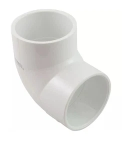 90 Elbow, 2" Slip x 2" Slip PVC 1304 - Picture 1 of 1