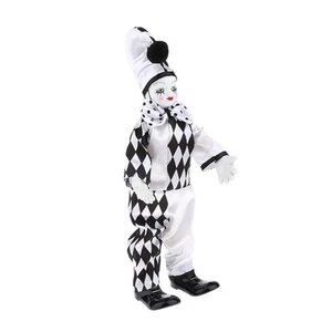 Porcelain Clown Model Hanging Feet Collection Clown Doll - Picture 1 of 7