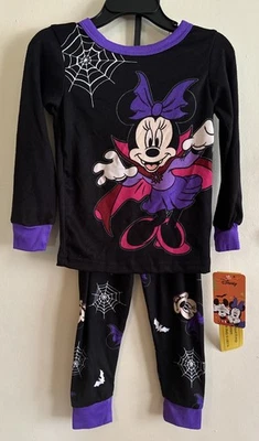 Minnie Mouse Halloween Pajama Set, Size 4 NWT - Image 1 of 2