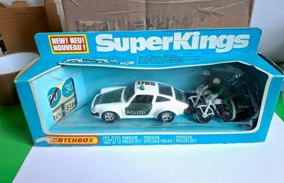 fiammiferi superkings K-71 porsche set polizia - Immagine 1 di 4