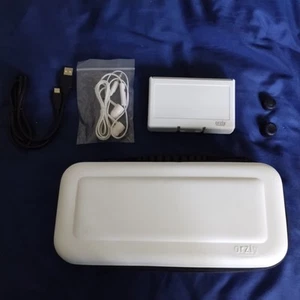 Open Box NEW Orzly Carry Case for Nintendo Switch & Switch OLED Console WHITE - Picture 1 of 5