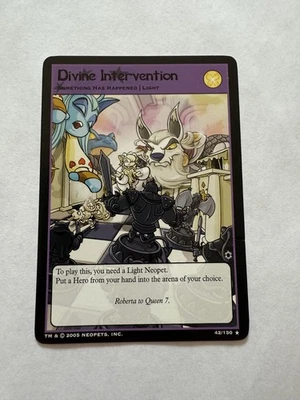 Neopets TCG - Divine Intervention - Rare - The Darkest Faerie 42/150 - Image 1 of 3