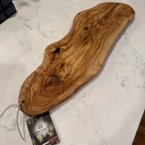Olive Wood Cutting Charcuterie Board Bread Challah Chopping Carving Meat ITALY - Picture 1 of 15