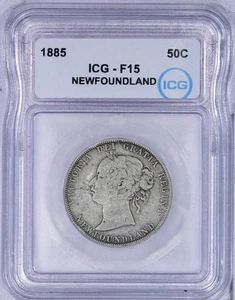Medio dólar Terranova 1885 50C ICG F15 - Imagen 1 de 4