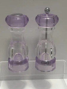 Mr. Dudley Acrylic Salt Shaker and Pepper Grinder 6” - Picture 1 of 4
