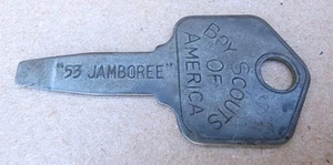 1953 NATIONAL JAMBOREE Boy Scout Souvenir KEY SCREWDRIVER Kwickset Lock Co. - Picture 1 of 2