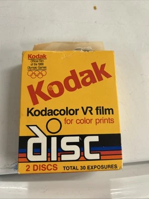 Vintage Kodak Kodacolor VR DISC Film Color Prints 30 Exposures 1989 - Image 1 of 4