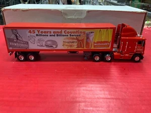 Mcdonalds 45th Anniversary Freightliner Tractor Trailer 1:50 Scale Matchbox - Picture 1 of 10