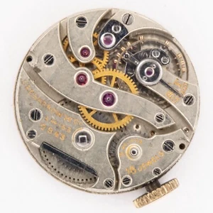 Movimiento reloj pulsera vintage Cresarrow para Shreve & Co. 18,7 x 3,7 mm 18 joyas - Imagen 1 de 4