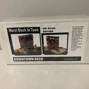 Downtown Deco DD-1060 HO Peggior Blocco In Città Kit Idrocale Nuovo Made in USA - Foto 1 di 3