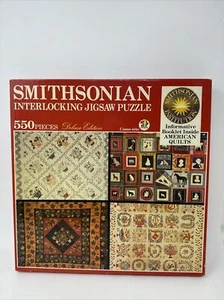 American Quilts Smithsonian Interlocking Jigsaw Puzzle 550 pcs No. 4809 Sealed - Picture 1 of 10