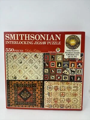American Quilts Smithsonian блокировка головоломка 550 шт. No 4809 запечатанный - Изображение 1 из 4