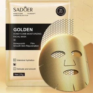 24K Gold Feuchtigkeitsspendende Gesichtsmasken Hautpflege Straffende Pflegende Glatte Haut* - Bild 1 von 11