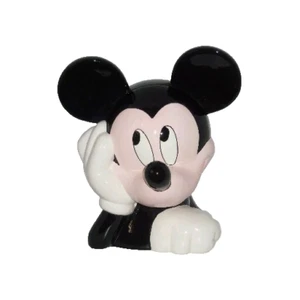 Tarro de galletas Disney Mickey Mouse artesanía del tesoro vintage Pfaltzgraff vintage nuevo - Imagen 1 de 5