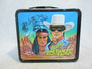 1978 Legend of The LONE RANGER TV movie Radio Western LUNCHBOX Condition #8 - Picture 1 of 7