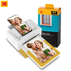 Kodak Dock Plus Portable Instant Photo Printer PD460 4x6” + 80 Sheets Included - Picture 1 of 1