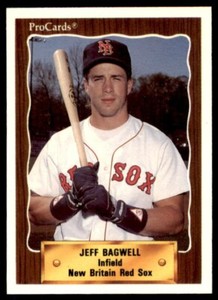 1990 PROCARDS NEW BRITAIN RED SOX JEFF BAGWELL #1324
