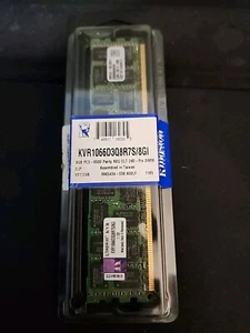 Kingston 8GB 4Rx8 PC3-8500R DDR3-1066MHz ECC Reg 1.5V Memory KVR1066D3Q8R7S/8G - Picture 1 of 3