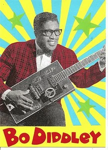 BO DIDDLEY. A3 CARD PRINT.  Blues, Rock'n'Roll. - Imagen 1 de 1