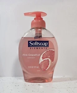 Rare Vintage Softsoap Hand Soap Dispenser PINK GRAPEFRUIT - NEW - 7.5 oz - Picture 1 of 1