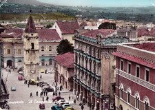CARTOLINA CAMPANIA - BENEVENTO 20.068 - IL CAMPANILE DI S.SOFIA ANNI 60